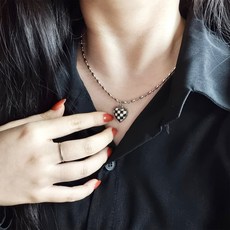 실버볼드목걸이