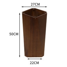 감성 인테리어 호텔 로비 학원 현관 우드 원목 방수 우산꽂이 우산보관함, 호두 라지