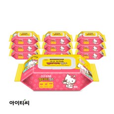 [(주)아이티씨] ★[헬로키티] 행주티슈 10팩, 25매입, 10개
