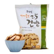 올가 우리밀 발아통밀 2.5 건빵 200g, 10개