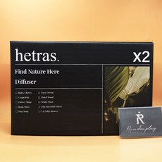 1+1 헤트라스 프리미엄 대용량 디퓨저 호텔우드향 500mL 2개입