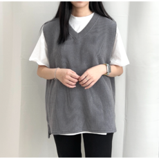 남자옆트임니트조끼