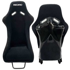 RECARO 범용 레이싱 의자 시트 일체형 VR 시뮬레이션, 01.블랙 스탠다드(약 70kg 이하 탑승), 1개