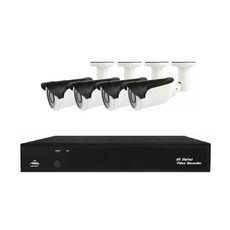 나다텔 400만화소 녹화기 실외 적외선카메라 4개 CCTV풀세트 AP-0405R, AP-0405R(1TB)+UTC-4036R(4개)세트