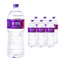 물한빙 미네랄워터 생수 2L x 6병(1팩) 천연지하암반수 먹는샘물, 물한빙 2L x 24병