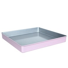 헬로키티 핑크 베이킹 사각 오븐판 쿠키판 빵팬 홈 카페 주방 제과 제빵도구 친구 생일 선물, 1개