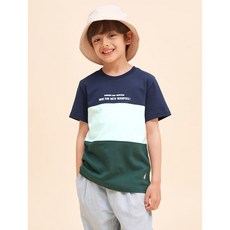 BEANPOLE 빈폴 KIDS 컬러블록 티셔츠 - 네이비 293876