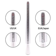 반지호수표 링 게이지 링게이지 반지사이즈 반지 사이즈 측정 반지링게이지 us uk finger ring sizer measurer 보석 팔찌 손목 도구 metal 공식 0