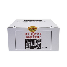 빠른 배송 프리미엄 진짜미화합동찌개된장 3kg 1개 (기프티콘 증정)
