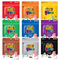 도너랜드 허니 클레이 50g / 점토 컬러 클레이 만들기 놀이, 빨강