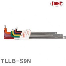 모아프라자 에이트 볼렌치세트 슈퍼엑스트라 TLLB-S9N 1.5 2 2.5 3 4 5 6 8 10mm 9PCS 스패너 렌치