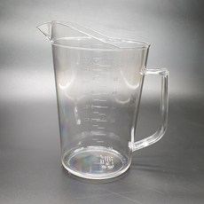 쉐프앤쿡 PC계량컵 국산 비커, 투명, 2000ml