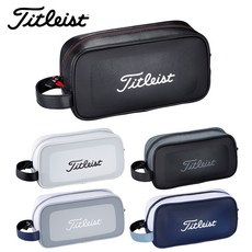 Titleist 타이틀리스트 골프 어스파이어 스몰 파우치 파우치백 TA23ASPJ, 검정, 1개 - 타이틀리스트파우치백