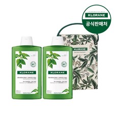 [클로란공식] 네틀 노세범 샴푸 400ml 2개(피지 유분케어), 2개