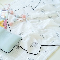 [보니타베베] 코다 로에 매쉬 침구 A세트(이불+패드), 패드+블랭킷:모노
