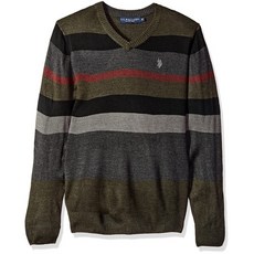해외 폴로 U.S. Polo Assn. Mens Multi Stripe V-Neck Sweater PROD2060000408 스웨터