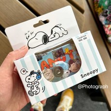 1회용카메라 스누피 필름 카메라, 1개, (SNOOPY)18색 컬러 필름 내장