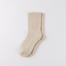 리코타입 무압박 쿠션 양말 임산부 산모 산후조리원 출산준비, 오트밀, 1개