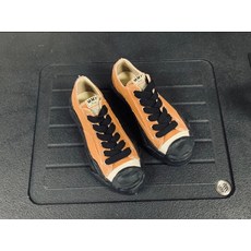 새로운 mihara Kangyu mmy 오픈 웃음 블랙 바닥 일본 툴링 조수 레트로 디졸브 두꺼운 바닥 캔버스 신발