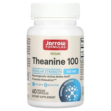 재로우 포뮬러 테아닌 100mg 60가지 채소 캡, 1개, 60정