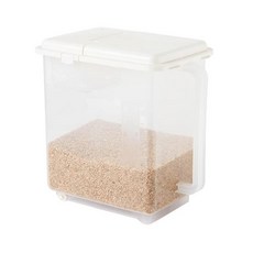한샘 무빙 핸디 계량 쌀통 11kg, 투명, 1개