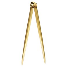 해상 차트 스트레이트 디바이더 단단한 황동 해양 도구 건축가용 녹 없음 항법 168mm, 01 Golden, 1개