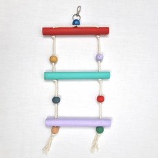 애니몰파크 레인보우 방올로프그네 앵무새 횟대 장난감 새그네 앵무새용품 새용품, 1개