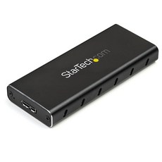 StarTech.com M.2 SATA SSD용 SSD 케이스 - USB 3.1 (10Gbps) USB-C 케이블 포함 호스트용 외장 알루미늄 (SM21BMU31C3), M.2 SATA_기본