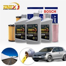 골프 6세대 1.6TDI (CAY) 디젤 벡스 롱라이프 5W30 수입합성엔진오일 필터세트 5리터 IPA-P159+IPEO-817 ONL-0181342 cs09002