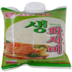 113 돈깡샵 / 냉동 식자재 맷돌표 아주존 303 생와사비750g 8봉지(반품 불가 상품) 단무지 쌈장 와사비과자 와사비, 단일 수량