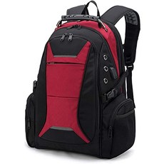 노트북 비즈니스 스쿨 고등학교에서 큰 여행 노트북 배낭 배낭 (Red), Red, Red