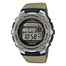 Casio WV200R-5A 디지털 원자파 수용체 시계 크로노그래프 200미터 WR 888148