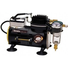 Iwata-Medea Studio Series Smart Jet Single Piston Air Compressor:, 단일옵션