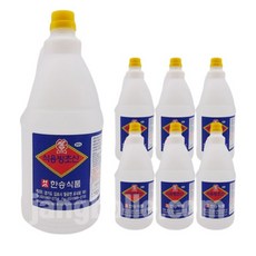 한승식품 식용 빙초산(PET) 1.5L 1박스(6개입), 6개