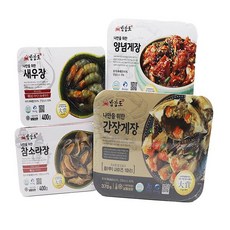 밥강도 절임식품 선물세트8호C(간장게장양념게장새우장참소라장), 단품