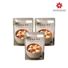 피코크 [피코크] 우리집 순두부찌개 500g x 3팩, 3개