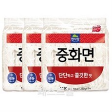 면사랑 중화면 전문점용, 1.15kg, 3개