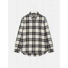 빈폴멘 [GREEN BEANPOLE] 아이보리 로고 포인트 체크 셔츠 (BC0964N040)