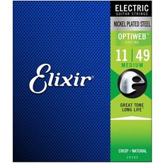 Elixir Electric OPTIWEB Medium (011-049) / 엘릭서 옵티웹 일렉기타줄 19102