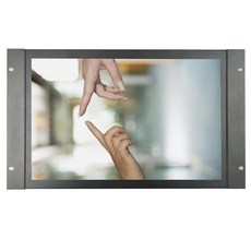 프리뷰모니터 카메라 모니터 방송용 Zhixianda 17.3 인치 1920x1080 hdmi vga bnc av usb 입력 오픈 프레임 저항 막 터치 스크린 내장 스피커, 저항성 터치, 1개