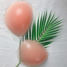 [비키룸] 빅사이즈 실리콘 누드브라 F컵 끈없는브라 웨딩 수영복 접착형 브래지어