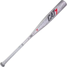 Marucci CAT7 실버 -8 USSSA 시니어 리그 야구 배트 6.7cm(2 5/8인치) 배럴 76.2cm(30인치)/623.7g(22온스), 30 / 22 oz