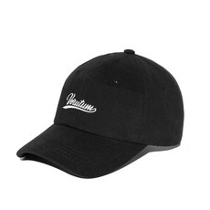 [베루툼] HW-BC172B : Small Wave Logo Bio Washing CapㅣBLACK