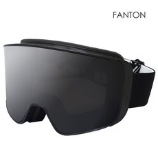 팬톤 FANTON 더블렌즈 스키고글 보드고글 ZSK99BM, 블랙