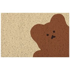 감성 현관 코일 매트 바닥재 카펫 북유럽 매트류 출입구 업소용 매장 바닥, 6.곰돌이, 1개
