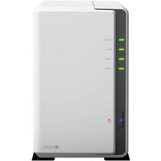 (관부가세별도) Synology 2 bay NAS DiskStation DS220j (Diskless) 2-bay; 512MB DDR4-B0855LMP81, one colorone size