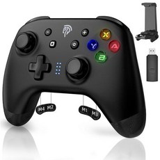 EasySMX 무선 게임 패드 블루투스 게임 컨트롤러 닌텐도 스위치 PC 컴퓨터 스팀 덱 안드로이드 iOS와 호환, 1개, Wukong