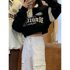 여성용 빈티지 Y2k 코케트 미적인 K팝 한국 패션 여성 하라주쿠 가을