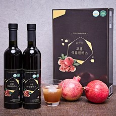 고흥 석류원액 석류플러스 (375ml x 2병) 국내산 과일원액 선물세트 음료, 2병, 375ml