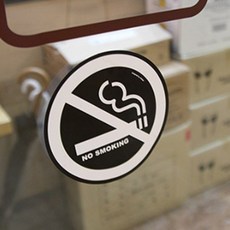 새해금연 흡연금지 흡연장소 스티커, 타입, NO SMOKING